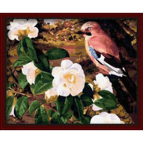 Malen nach zahlen- Umwelt acrylfarbe- Erreichen ce blumenmalerei 40*40cm