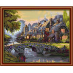 En71-3- astmd- 4236 acrylfarbe ing- Landschaft Öl malen Junge 40*50cm