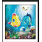 famous cartoon fish resin 5D diamond painting by number for house decor