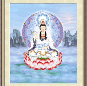 Guanyin diy resin diamond oil painting by number-manufactor-en71,ce,rohs