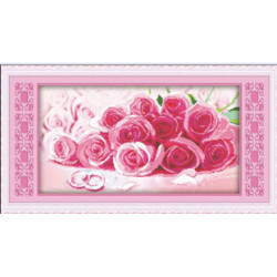 Fabricante de la flor del diamante bricolaje 5d pintura por número