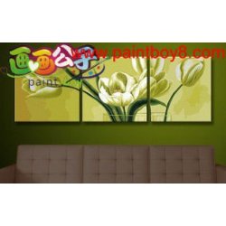 Diy pintura de aceite por números para las muchachas