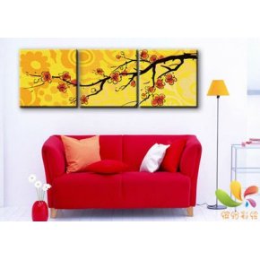 Lack-sets für malerei dreifach-blume bild malerei