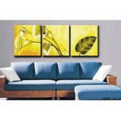 triple oil painting by numbers 3pcs group painting for home deco
