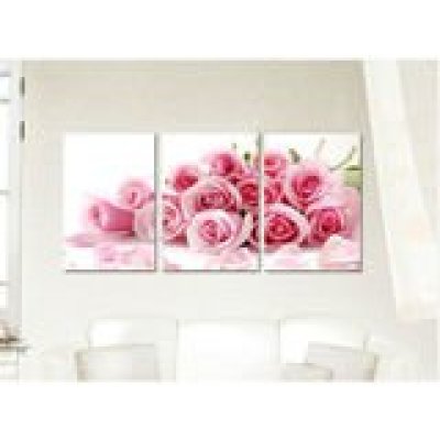 P024 rosa rose blumen-design malerei auf leinwand diy Öl malen nach zahlen