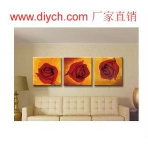 Neuen stil malen nach zahlen p004 rote rose blumen-design