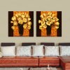 J007 golden painting flower design oil painting by numbers yiwu wholesales