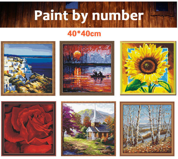 diy oil paint with numbers