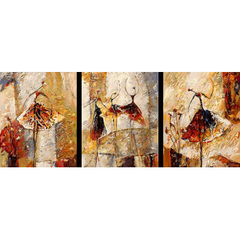 paintboy DIY digital handmade abstract dancer oil group painting by number on canvas