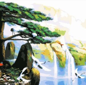 Painting by numbers canvas painting by numbers tree picture