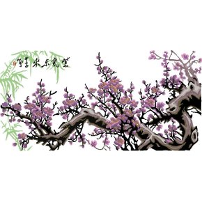 h018 blume bild leinwand gemälde neuen stil malen nach zahlen