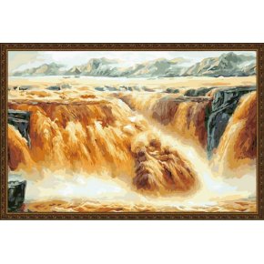 Ölgemälde für anfänger- Leinwand Ölgemälde set-diy kunst gesetzt Landschaft großhandel diy malerei