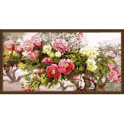 blume bild Größe leinwand malerei Öl paitning nach zahlen großhandel diy Ölgemälde