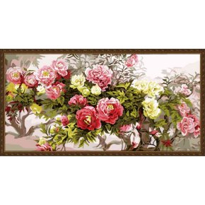 blume bild Größe leinwand malerei Öl paitning nach zahlen großhandel diy Ölgemälde
