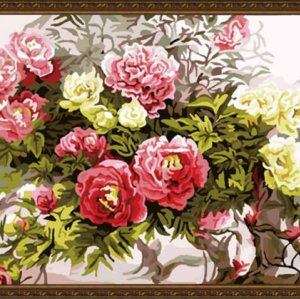 flower picture large size canvas painting oil paitning by numbers wholesales diy oil painting