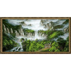 h059 naturel Landschaft Größe leinwand malen nach zahlen yiwu fabrik großhandel