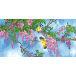 Pintura por números de la flor pintura al óleo por números DIY de la lona pintura al óleo