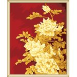 Großhandel diy malerei mit Zahlen j011 goldenen druck blumen-design jiacaitianyan paintboy marke