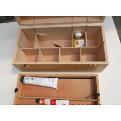Handgemalter hölzerner Geschenkkasten