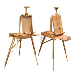 Alta calidad de la pintura caballete de madera para la pintura al óleo uso