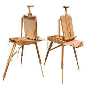 high quality Painting wooden Easel for oil painting use