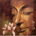 neue produkte heißen foto buddha abstrakte Ölgemälde auf leinwand für raumdekor