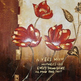 Nuevos productos caliente foto famosa lotus flower pintura en la lona para room decor