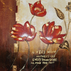 Nuevos productos caliente foto famosa lotus flower pintura en la lona para room decor