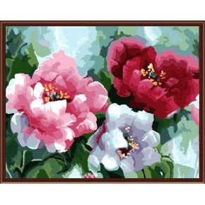 Lona de la pintura al óleo ventas al por mayor de diy pintura al óleo por números de la flor pinturas abstractas diseño GX6176