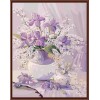 Yiwu manufactory 40*50 abstract diy landscape oil painting on canvas new flower design