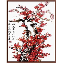 Nueva de fábrica de la lona pintura al óleo del arte, Diy pintura al óleo por números, Ventas al por mayor de la fábrica de yiwu nuevo diseño de la flor