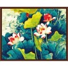 canvas oil painting art diy oil painting by numbers abstract paintings flowers painting by number GX6187