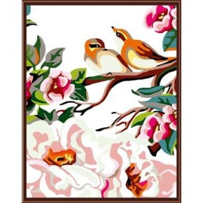 Färbung von Zahlen, Öl malen nach zahlen, neuware blumen-design gx6325