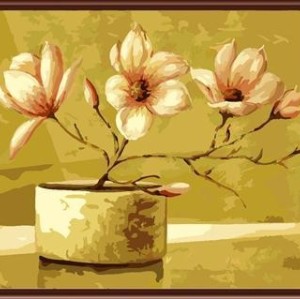 oil painting flower picture,abstract flower painting by numbers GX6334
