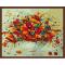 flower picture painting on canvas oil painting by numbers ,canvas oil painting GX6361