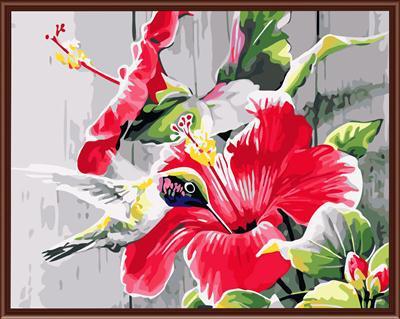 oil painting by numbers handpainted wholesales 2015 new flower painting GX6484