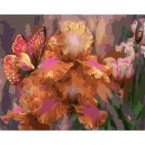 GX7004 russian design flower 40*50 DIY oil painting by number sets