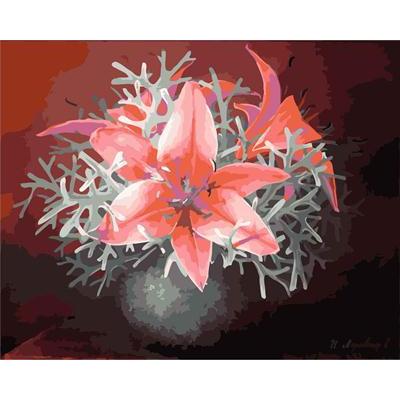 GX6635 wholesales abstract flower painting by numbers,EN71-123, CE,factory hot selling painting