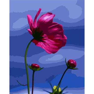 GX6622 abstract canvas painting set with flower pictures creative activity sets painting by numbers