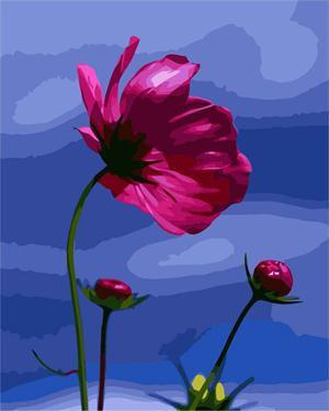 GX6622 abstract canvas painting set with flower pictures creative activity sets painting by numbers