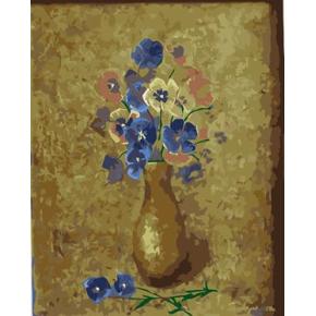 abstrakte digitale malen nach zahlen gx6659 blume und vase Bild stilllebenmalerei