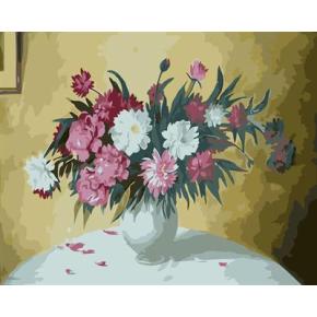 abstrakte digitale malen nach zahlen gx6662 blume und vase Bild stilllebenmalerei
