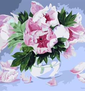 abstracto pintura digital por números gx6663 flor florero y imagen todavía pintura de la vida