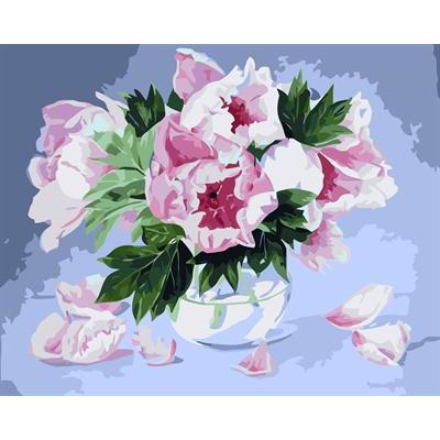 abstrakte digitale malen nach zahlen gx6663 blume und vase Bild stilllebenmalerei