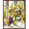 still life flower design oil painting by numbers GX6803 wholesales new design 2015