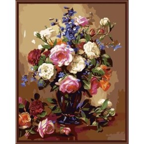 Öl handmaded malen nach zahlen malen junge marke gx6830 stillleben blume mit vase design