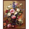 oil handmaded painting by numbers paint boy brand GX6830 still life flower with vase design