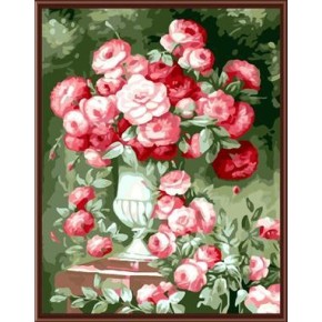 moderne Ölgemälde nach zahlen auf canvae blume bild gx6860
