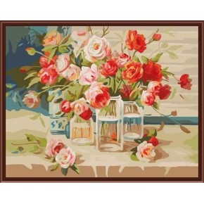 gx6848 leinwand Öl blume färbung nach zahlen