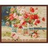 GX6848 canvas oil flower coloring by numbers